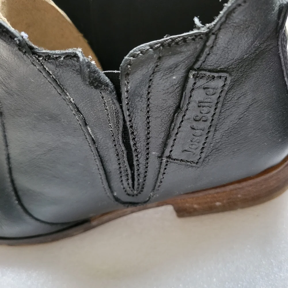 Josef Seibel black leather booties size 39 - Picture 8 of 9